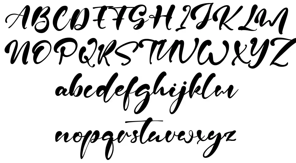 Claudhya font specimens