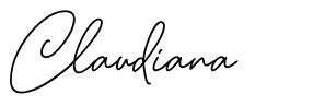 Claudiana шрифт