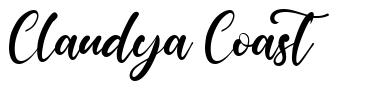 Claudya Coast шрифт