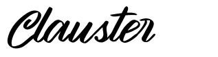 Clauster font