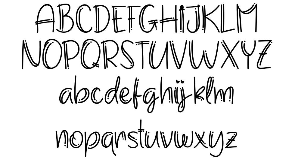 Claustyn font Örnekler