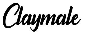 Claymale font