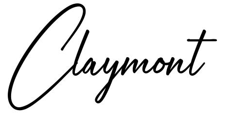 Claymont font