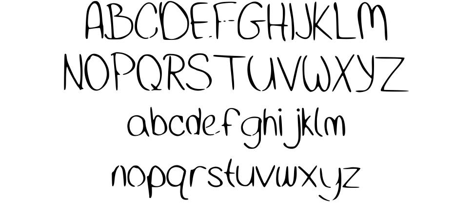 Clean Hand 字形 标本