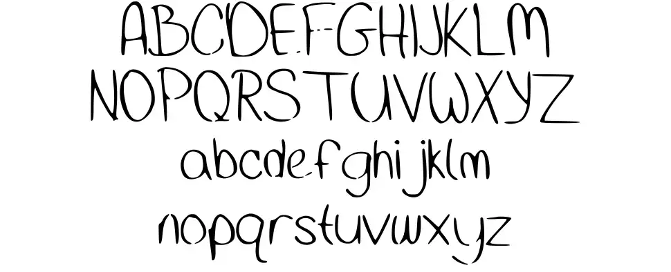 Clean Handfont specimens