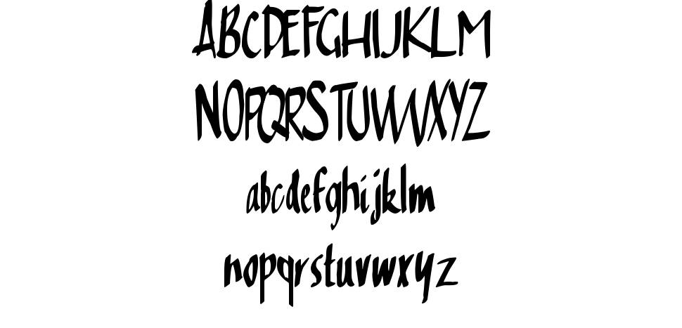 Clean Simple DT font specimens
