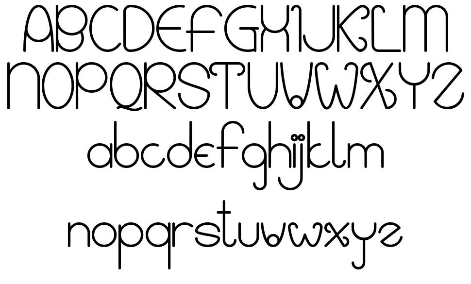 Cleandro font Örnekler