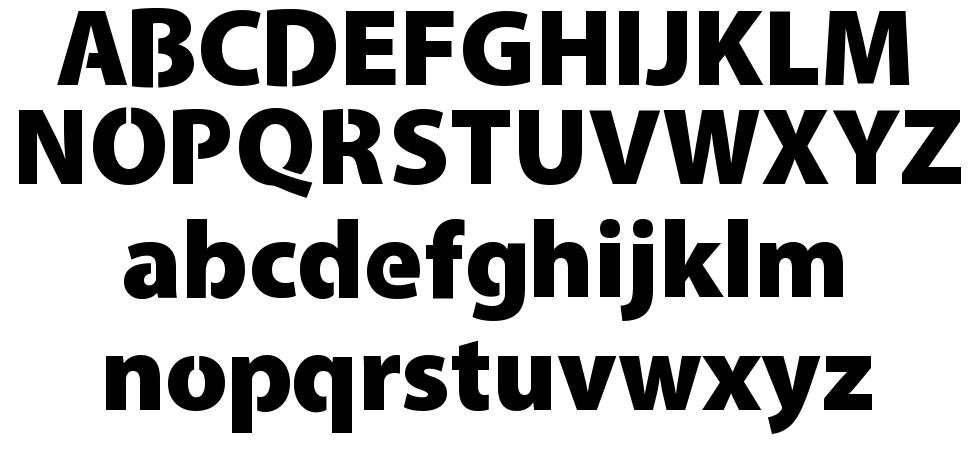Cleanvertising font specimens