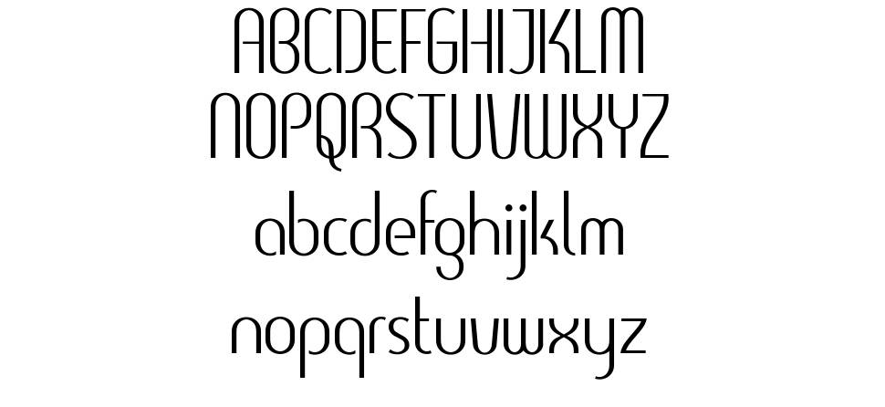 Clearlight font Örnekler