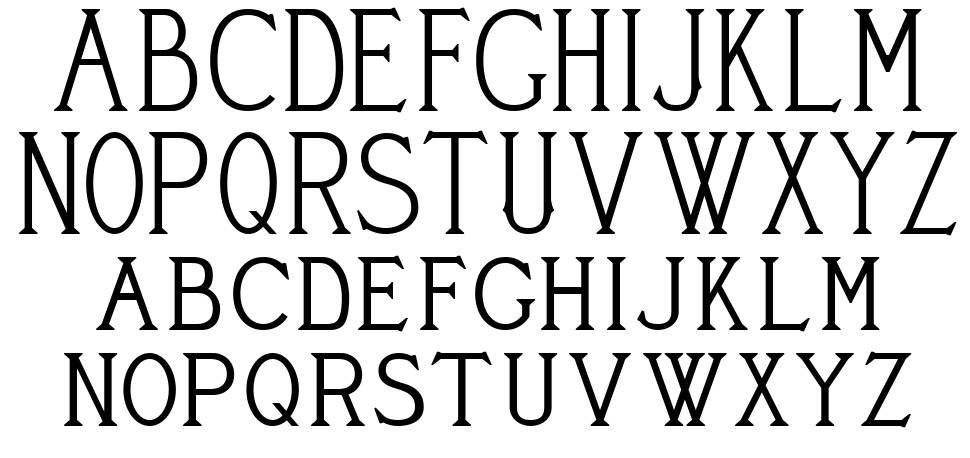 Cleaver's Juvenia 字形 标本
