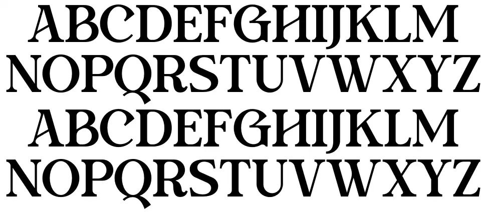 Clements Morgle Scriptfont specimens