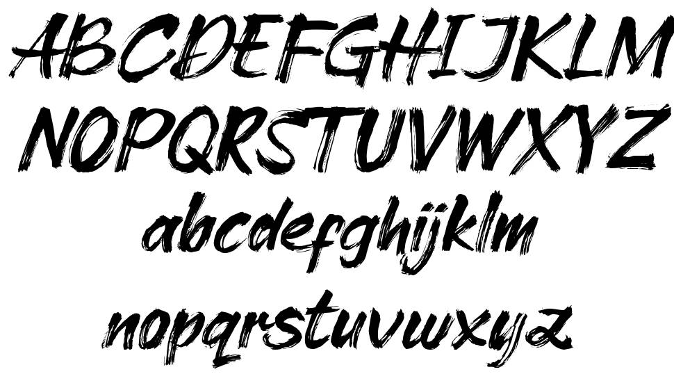Cleopharta フォント 標本