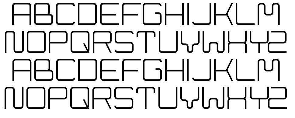 Cleptograph font specimens