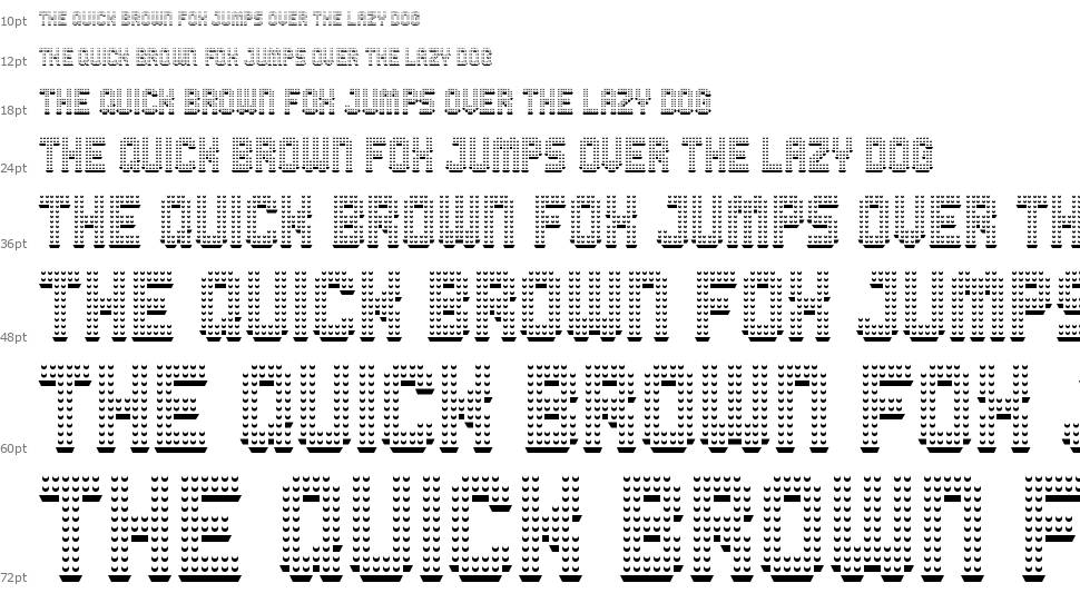Clicky Bricks 3 font Şelale