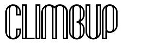 Climbup шрифт