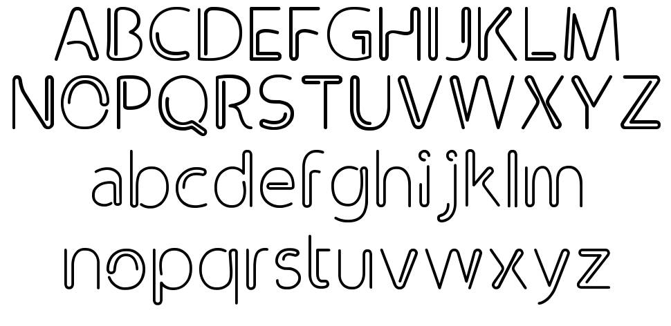 Clip font specimens