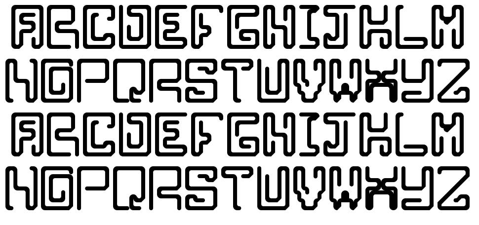 Clippersnip font Örnekler