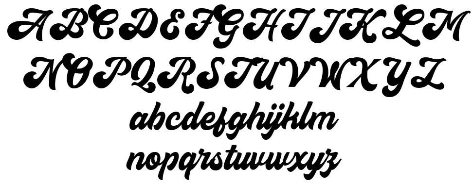 Close font specimens