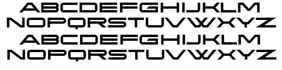 Clot font specimens