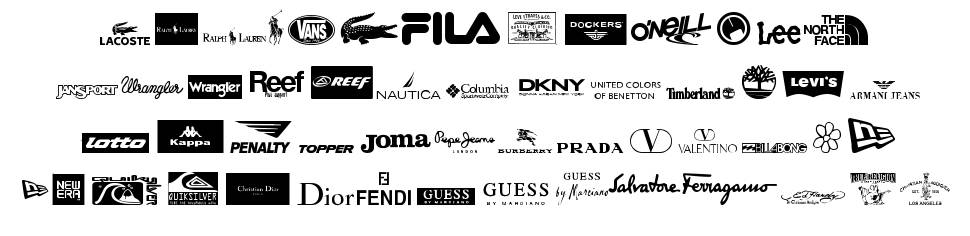 Clothing Logos TFB font Örnekler