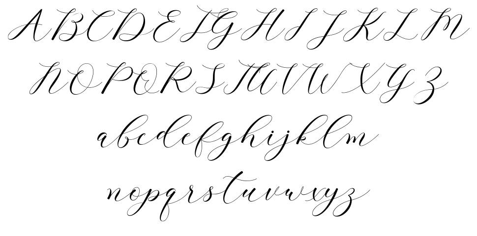 Clover font Örnekler