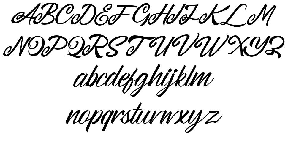 Cobalta 字形 标本