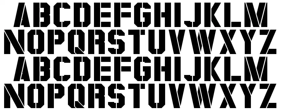 Coburnfont specimens