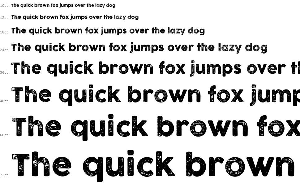 Cocogoose Letterpress font Şelale
