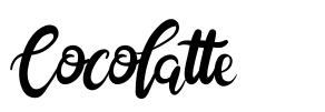 Cocolatte шрифт
