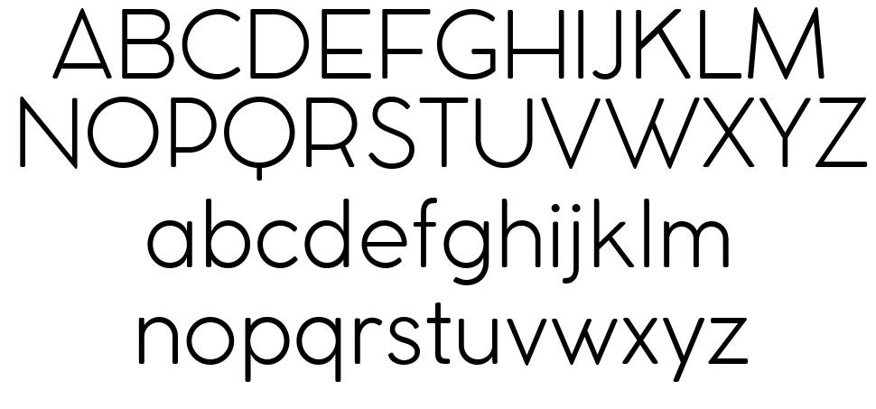 Cocomat font specimens