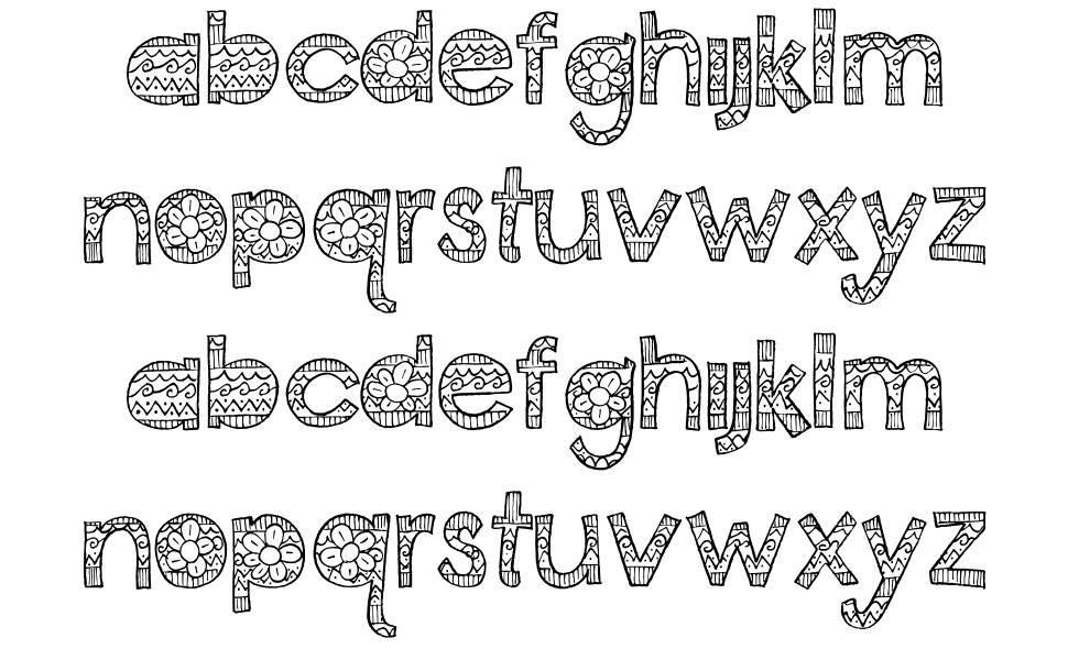 Coconut Point font specimens