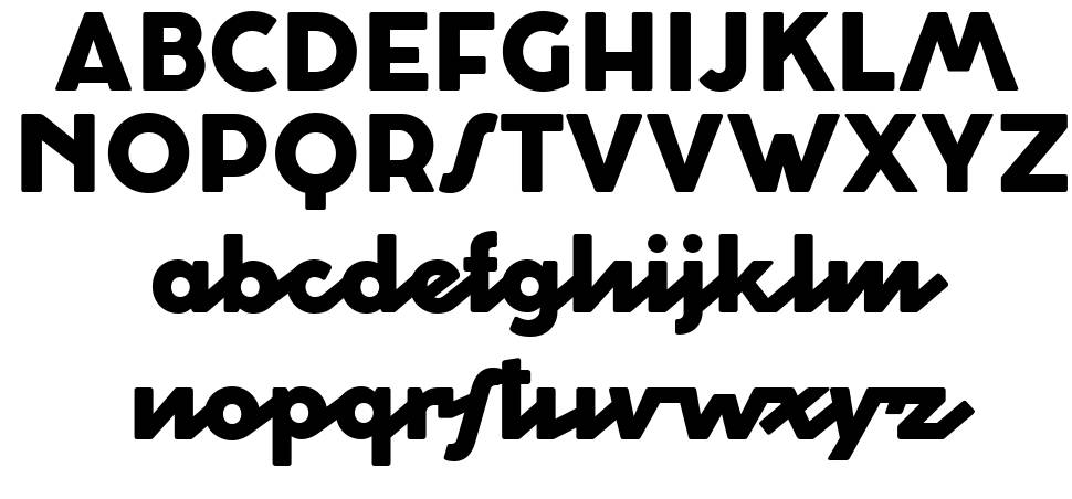 Cocosignum Corsivo Italico 字形 标本