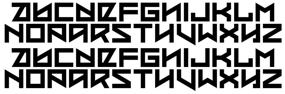 Coded Message font specimens