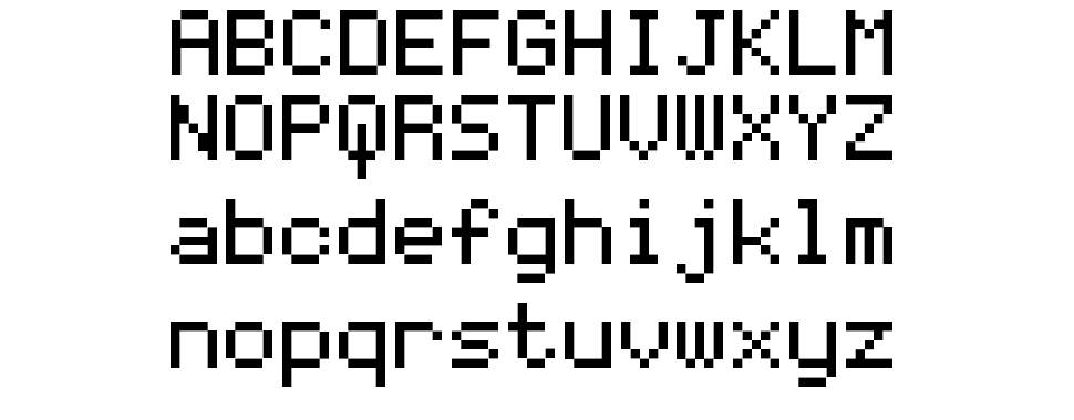 Coder's Crux font specimens