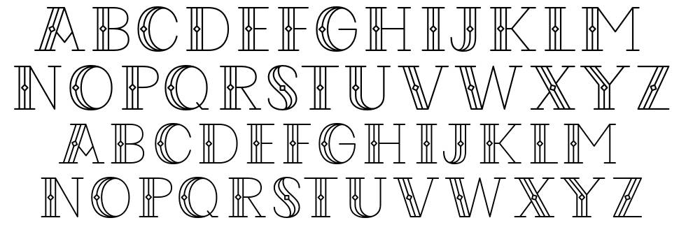Codian October Nine font specimens