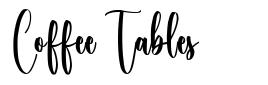 Coffee Tables font