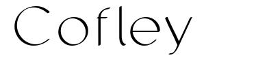 Cofley шрифт