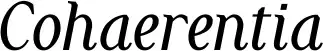 Cohaerentia font