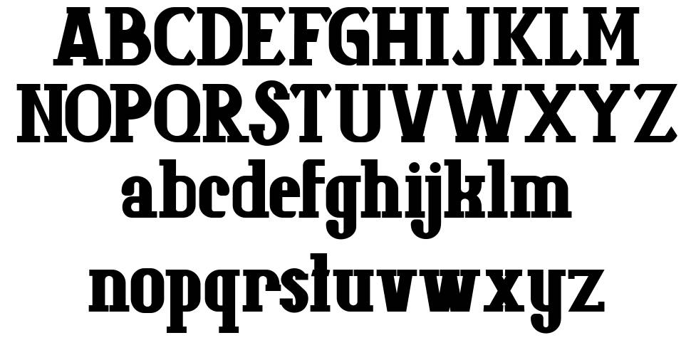 Colbad font Örnekler