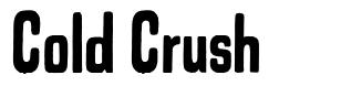 Cold Crush 字形