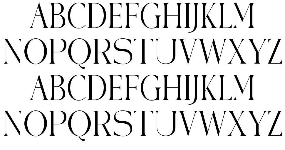 Collenis font Örnekler