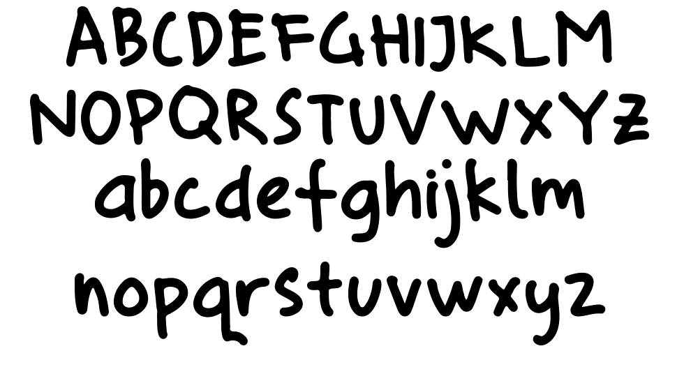 Colombo Sketches font Örnekler