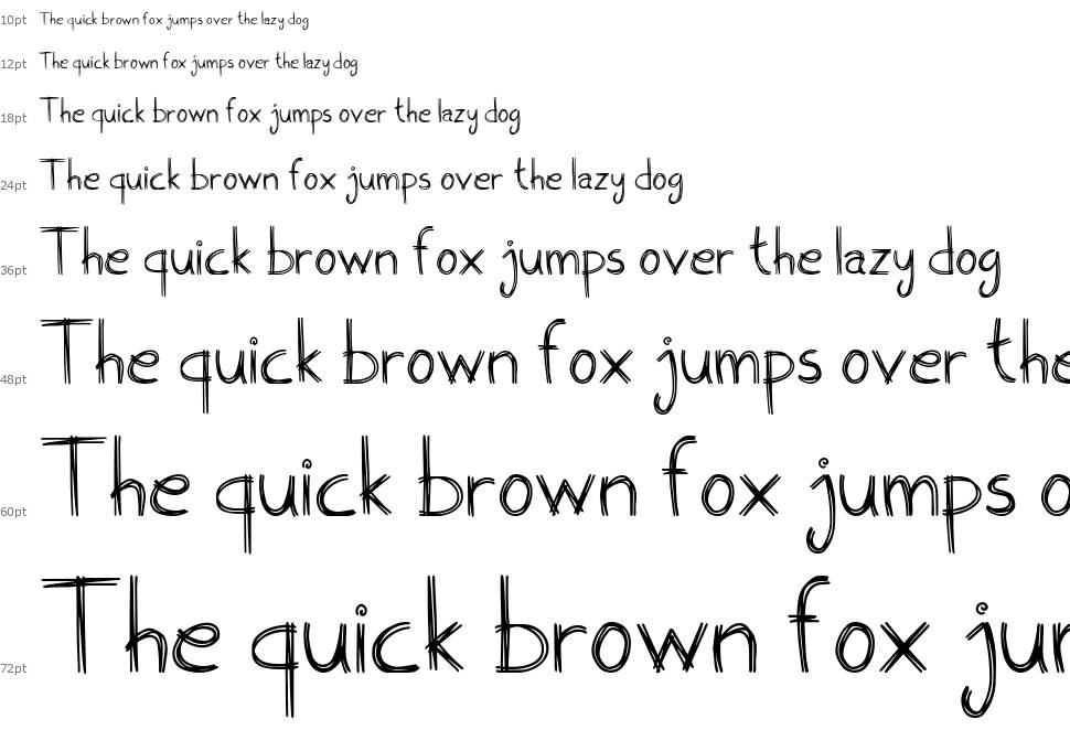 Colored Pencils font by Ni Luh Purnamawati FontRiver