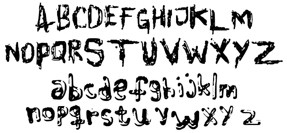 Colour Blindfont specimens
