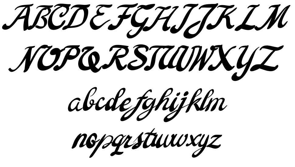Columbia font Örnekler