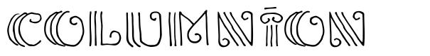 Columnion 字形