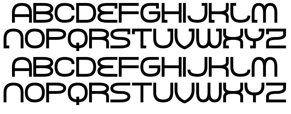 Comahawk font specimens
