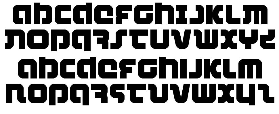 Combat Droid font specimens