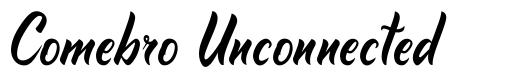 Comebro Unconnected font
