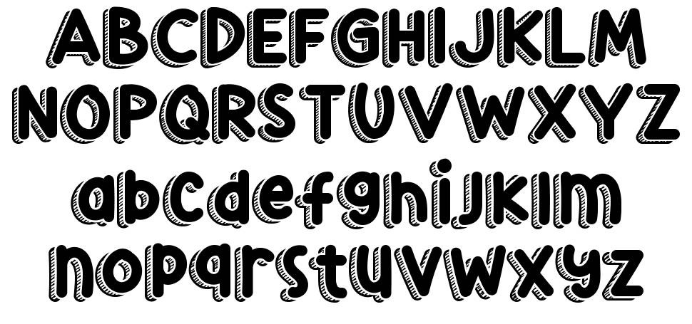 Comedy Sketch font specimens